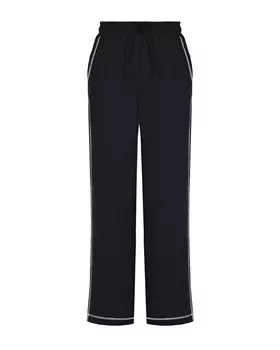 Черные брюки прямого кроя Red Valentino