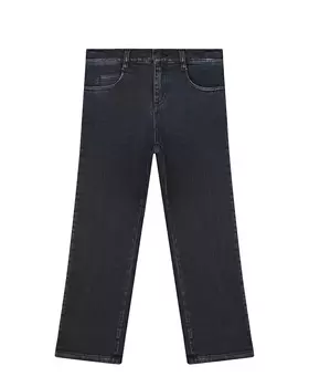 Черные джинсы с потертостями Fendi детские