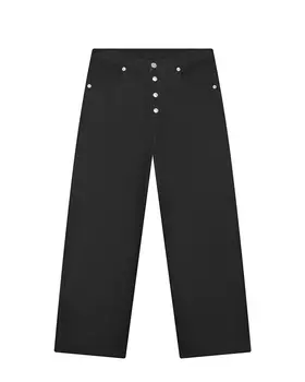 Черные джинсы с застежкой на пуговицы MM6 Maison Margiela детские