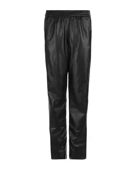 Черные джоггеры из кожи DROMe