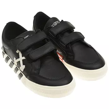 Черные кеды с застежками велкро Off-White детские
