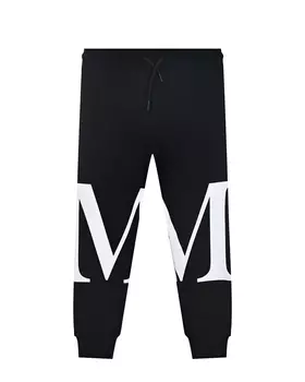 Черные спортивные брюки с логотипом MSGM детские