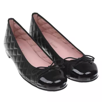Черные стеганые балетки Pretty Ballerinas детские
