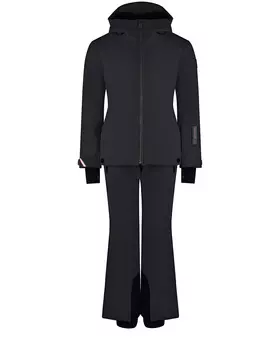 Черный горнолыжный комплект Moncler детский
