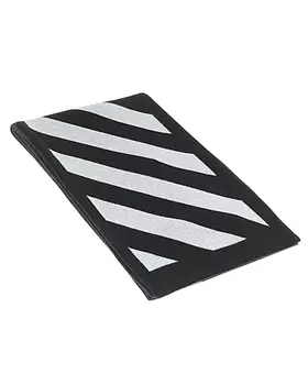 Черный шарф в белую полоску, 20x150 см Off-White детский