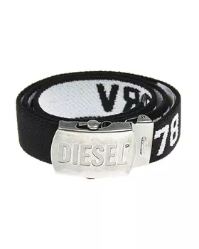 Черный текстильный ремень Diesel детский