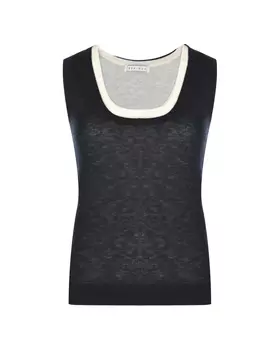 Черный топ из кашемира Genious