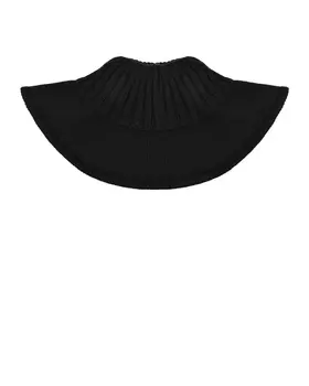 Черный вязаный шарф-горло Chobi детский