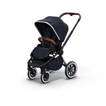 Детская коляска 2в1 ReSea navy/silver 2023 Moon