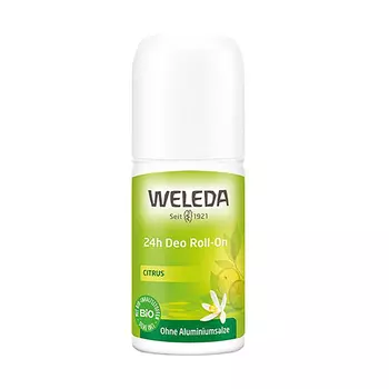 Дезодорант цитрусовый 24 часа Roll-On, 50мл Weleda
