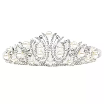 Диадема с жемчужинами Rena Chris детская