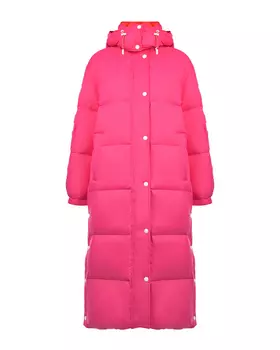 Двустороннее пальто-пуховик, красный/розовый Yves Salomon