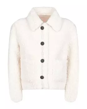 Двусторонняя куртка кремового цвета TWINSET детская