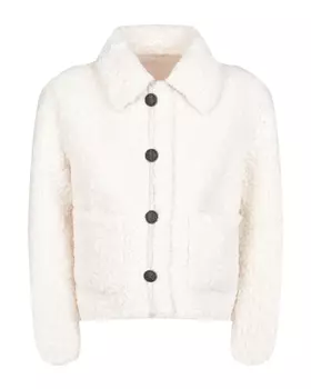 Двусторонняя куртка кремового цвета TWINSET детская