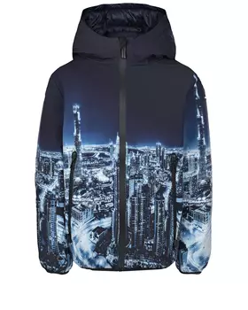 Двусторонняя куртка с принтом "город" Freedomday детская