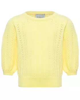 Джемпер ажурной вязки Mipounet