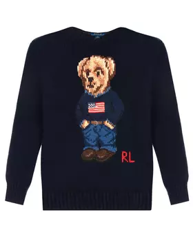 Джемпер с принтом "Мишка" Ralph Lauren детский