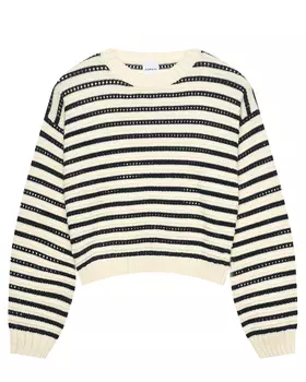 Джемпер в темно-синюю полоску ASPESI