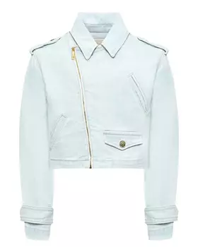 Джинсовая куртка-косуха Elisabetta Franchi la mia bambina