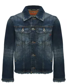 Джинсовая куртка, выбеленная Diesel