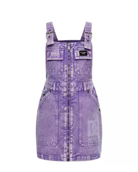 Джинсовый сарафан, сиреневый Dolce&Gabbana