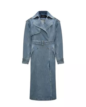 Джинсовый тренч, синий Ksubi