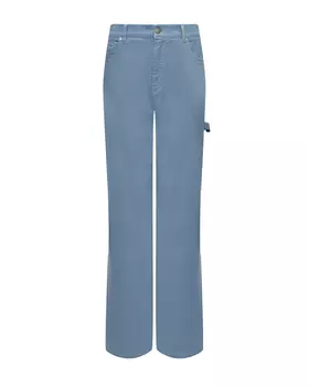 Джинсы 5 карманов, голубые Panicale