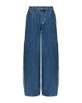 Джинсы глянцевые, синие Philosophy Di Lorenzo Serafini