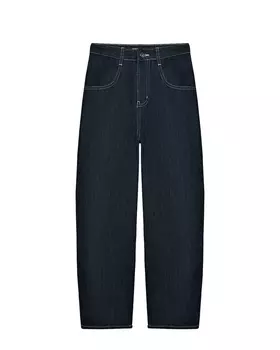 Джинсы из плотного денима, синие Emporio Armani