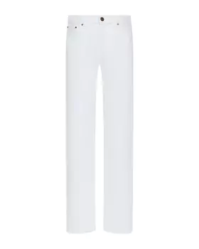 Джинсы прямые, белые HAIKURE