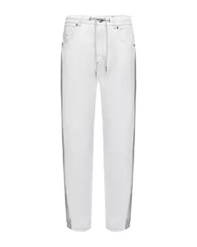 Джинсы с лампасами, белые Panicale