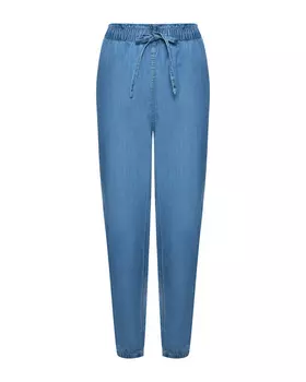 Джинсы с поясом на кулиске Deha