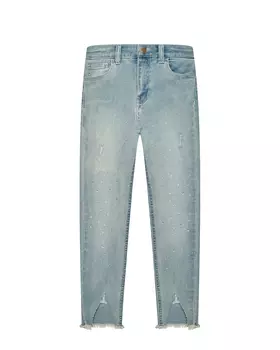 Джинсы skinny со стразами TWINSET