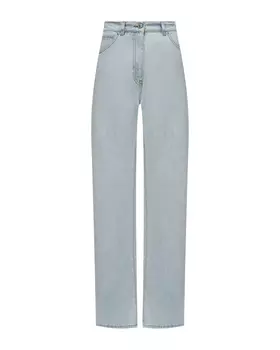 Джинсы свободного кроя, голубые MSGM