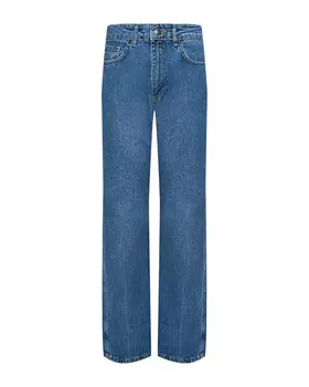 Джинсы свободного кроя, синие ALINE