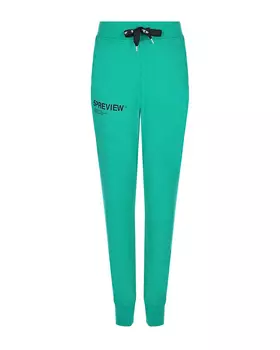 Джоггеры зеленого цвета с лого 5 Preview