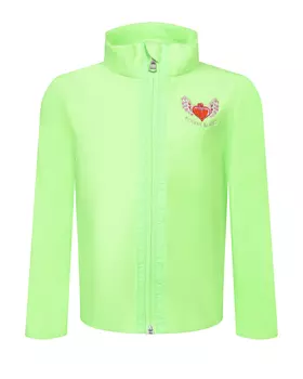 Флисовая кофта салатового цвета Poivre Blanc детская