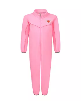 Флисовый комбинезон розового цвета Poivre Blanc детский