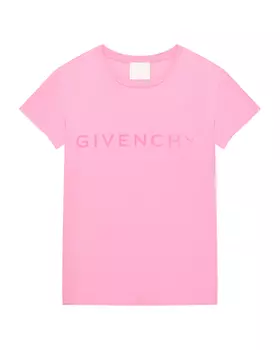Футболка Givenchy лого в тон на груди и спине