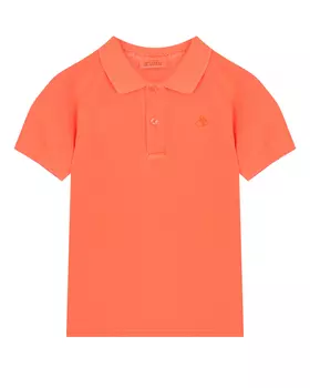 Футболка-поло кораллового цвета Scotch&Soda