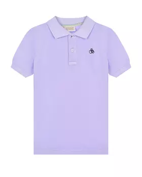 Футболка-поло лавандового цвета Scotch&Soda