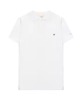 Футболка-поло лого на груди и рукаве Hackett London