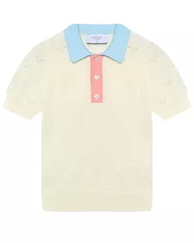 Футболка-поло с контрастной отделкой ворота Paade Mode