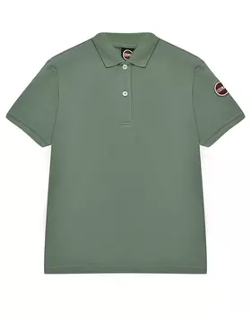 Футболка-поло с лого, зеленая Colmar Junior