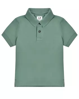 Футболка-поло, зеленая CP Company