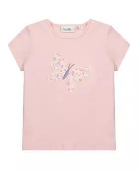 Футболка с аппликацией "бабочка" Sanetta fiftyseven