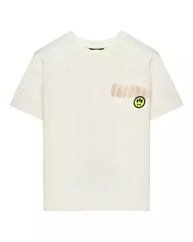 Футболка с лого-граффити, белая Barrow