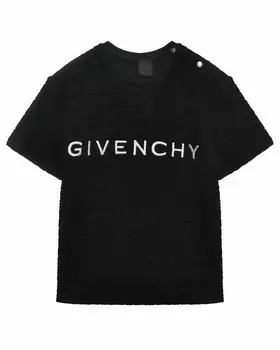 Футболка с лого на груди Givenchy
