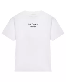 Футболка с лого на груди Les Coyotes de Paris