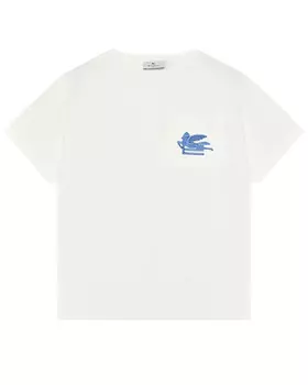 Футболка с лого на кармане Etro